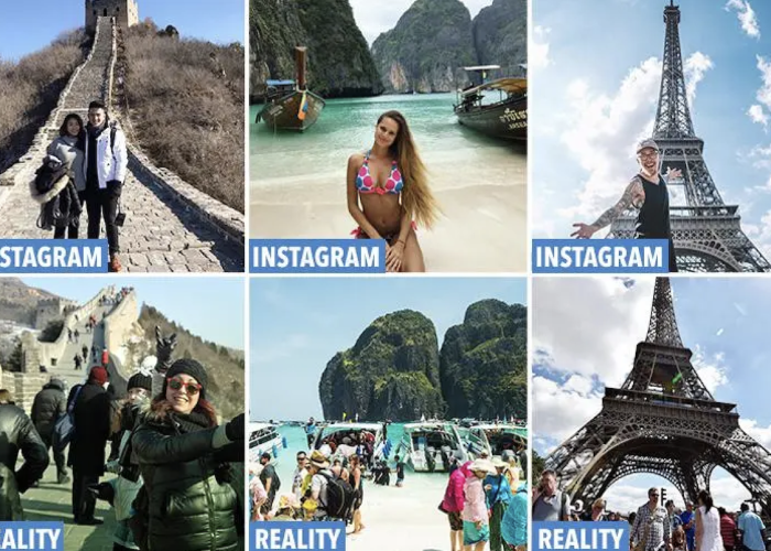 instagramvsreality Source: The Sun